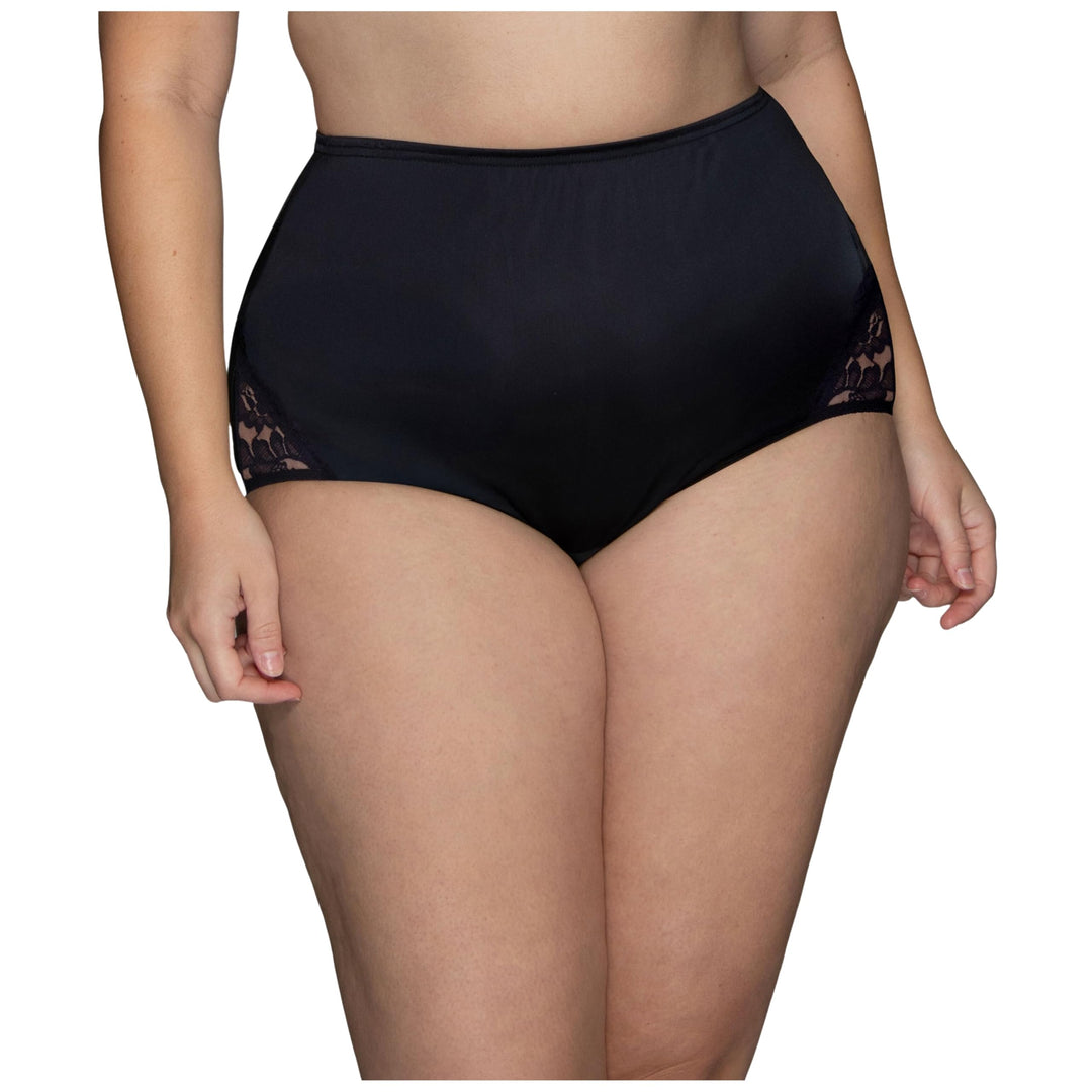 Vanity Fair Lace Nouveau Brief 13001, 4-pack in White, Fawn, Candleglow and Black