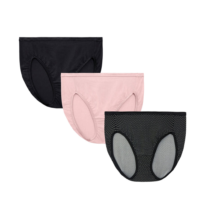 solpremo 3-Pack – Vanity Fair Illumination Hi-Cut Panties (13108)